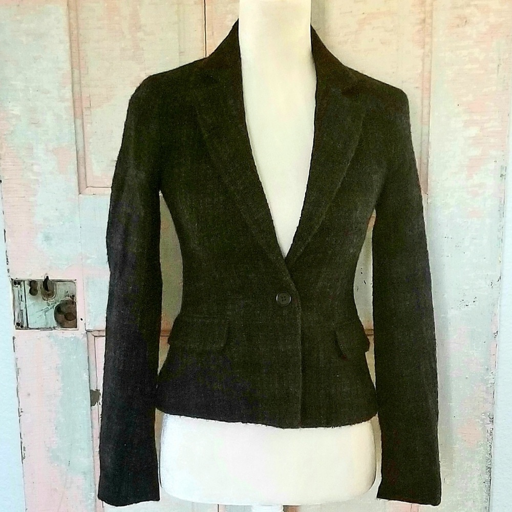 Make Offer Theory Alison Plaid Alpaca Blazer